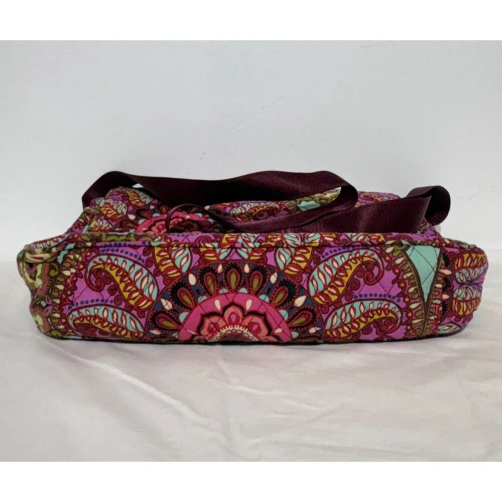 Vera Bradley Lighten Up Essential Messenger Resort Medallion Laptop Crossbody